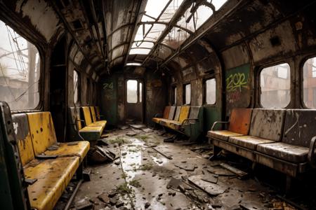 00163-8k realistic vray HDR  6000K on a post-apocalyptic deserted train station rusting benches cracked information board graf 2023-07-20-0000.png